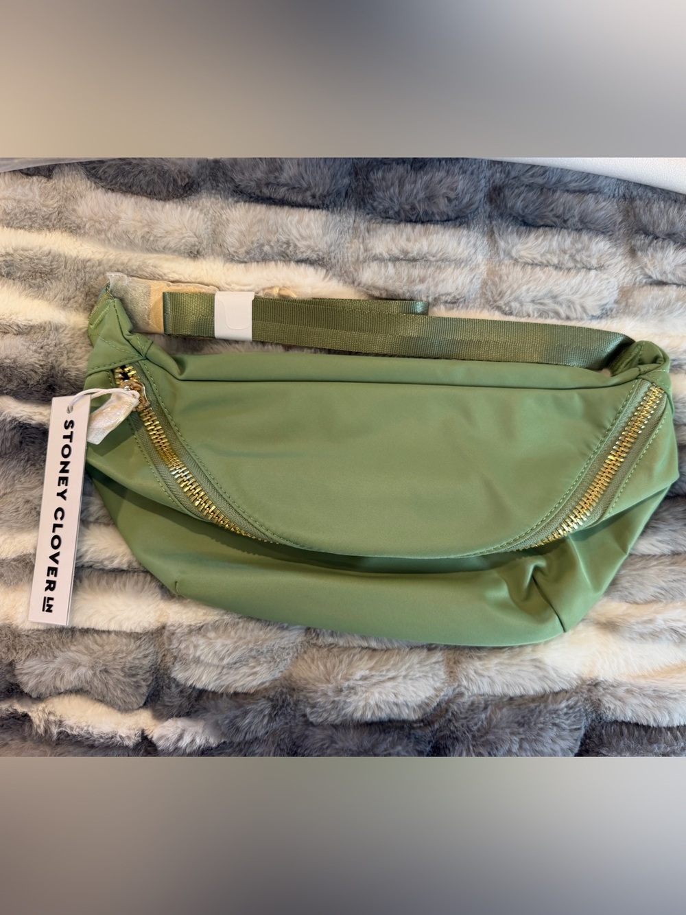 STONEY CLOVER LANE - Olive Green jumbo fanny pack